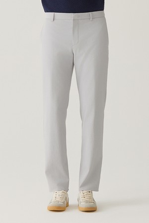 면 혼방 스트레치 슬랙스 L/그레이 (AM0FBPS10132)