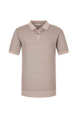 투톤 헤링본 티에리 스웨터 D/베이지 (AM0FTSY20554)