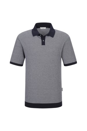 투톤조직 티에리 스웨터 네이비 (AMRFTSY20249)