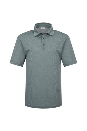 토트 자카드 Y카라 티셔츠 그린 (AMSFTTY20422)