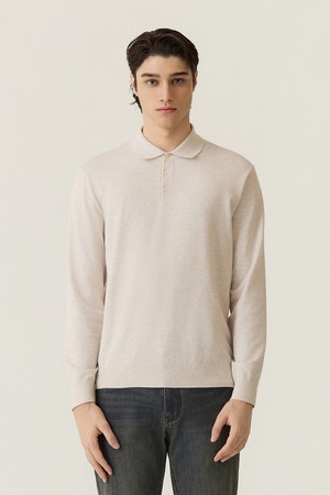 베이직 티에리 니트 L/베이지 (AM0FTSY30151)