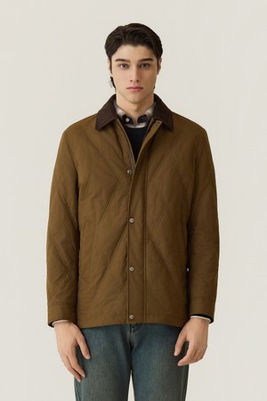 간절기 패딩 아카이브 카멜 (AM0FOAS35260)