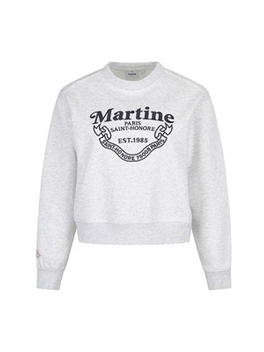 Martine Lettering Crop Sweatshirts_L/GRAY-a