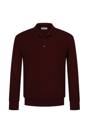 앞판 조직 티에리 니트 와인 (AM0FTSY30279)