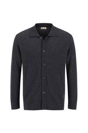 카라 아우터형 가디건 차콜 (AM0FTSC35238)