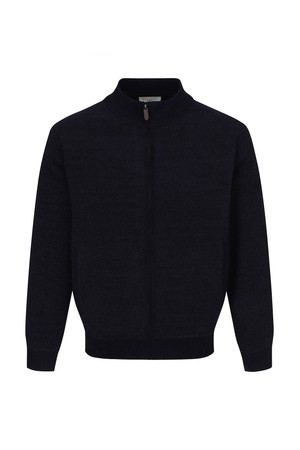 융본딩 셔닐 풀짚업 가디건 네이비 (AMSFTSC40149)