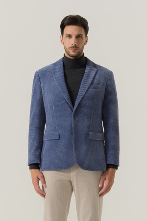 코듀로이 벨벳틴 컴포트 자켓 D/블루 (AM0FOZC40545)