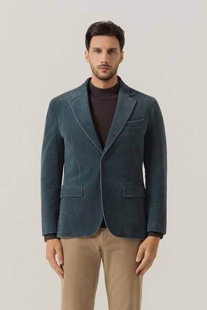 코듀로이 피그워싱 면스판 자켓 G/블루 (AM0FOZC45146)