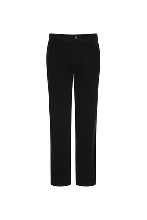 소프트 몰스킨 슬림핏 기모 팬츠 차콜 (AM0FBPC45238)