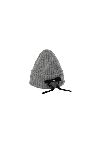 Velvet Rib Beanie_M/GRAY_GREY-a