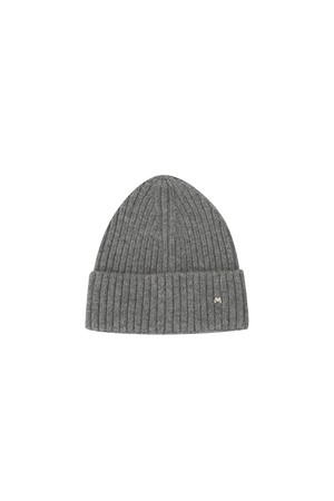 Essential Knit Beanie_M/GRAY_GREY-a