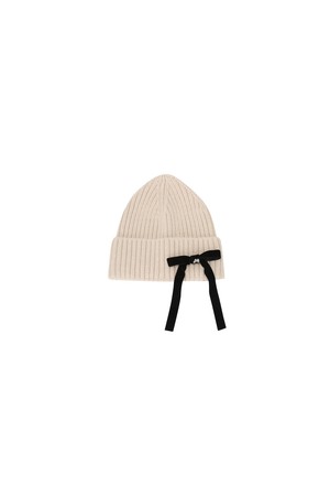 Velvet Rib Beanie_BEIGE_BEIGE-a