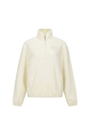 Airy Soft Fleece T-shirts_IVORY_IVORY-a