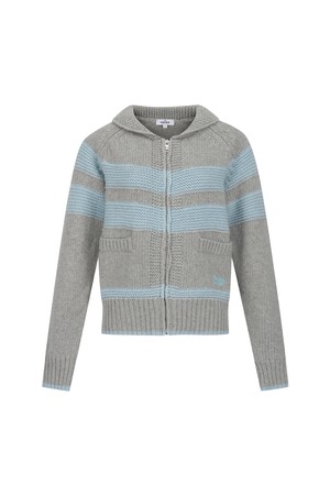 Knit Fluffy Cardigan_GRAY (QW0FTSC40134)_GREY-a