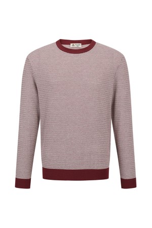 스트라이프 라운드 니트 D/레드 (AM0GTSR15178)