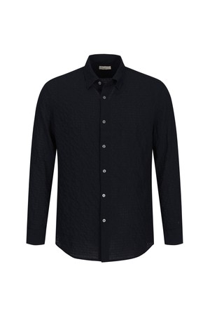 사각서커 셔츠 네이비 (AM0GTWB10149)