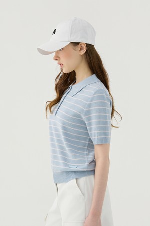 Stripe Collar Knit Pullover_BLUE (QW0GTSY20243)_BLUE-a