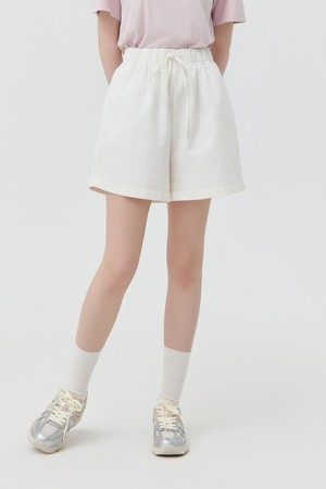 Easy Cabra Half Pants_WHITE_WHITE-a