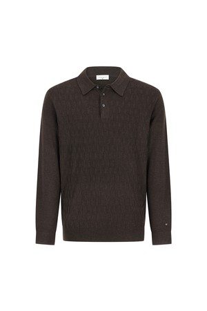 소프트터치 울 블랜드 카라 니트 D/브라운 (AM0GTSY30258)