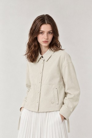 Collared Drawstring Jacket_BEIGE_BEIGE-a