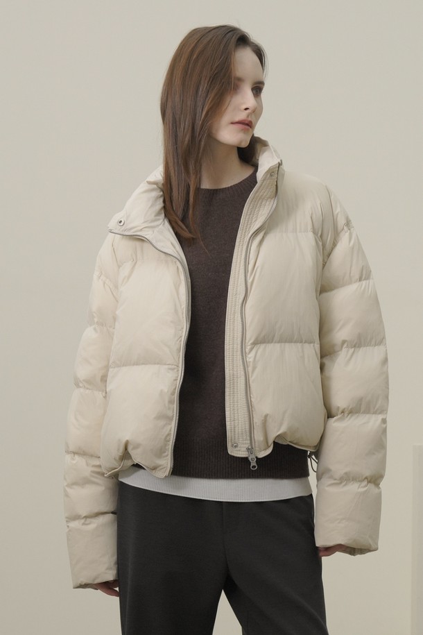 ACUD - 패딩 - [23FW] Puffer Down Jumper _L.Beige