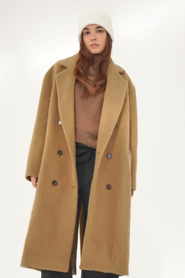 ACUD - 코트 - [24FW} Alpaca Fur Long Coat _Beige