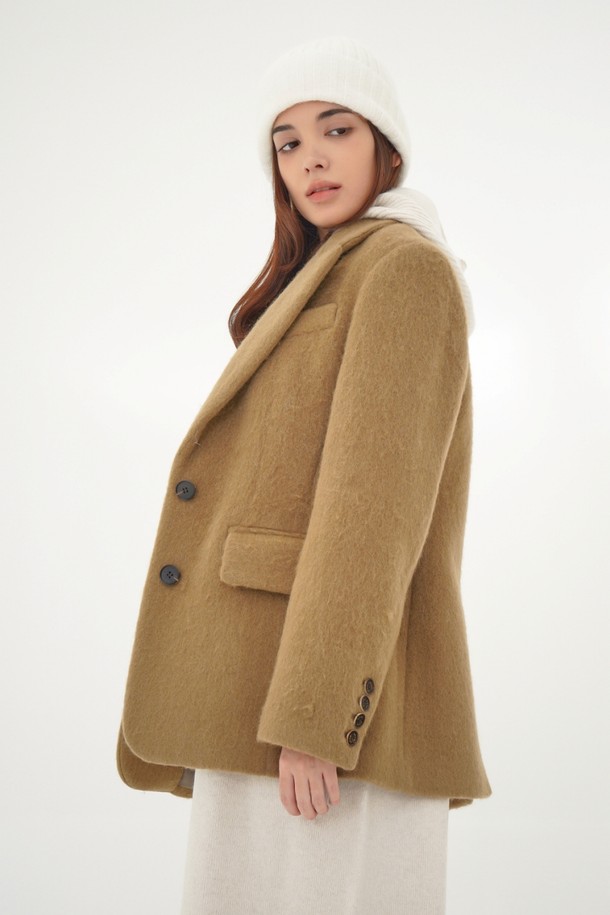 ACUD - 코트 - [24FW} Alpaca Fur Jacket Coat _Beige