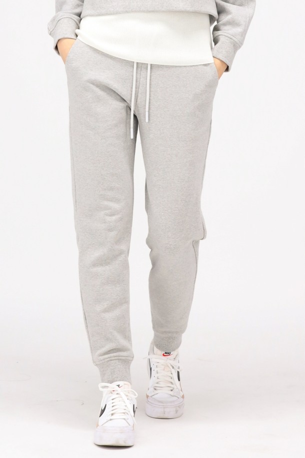 ACUD - 트레이닝 팬츠/조거 - [24FW] (기모) Slim Sweat Jogger Pants _Grey