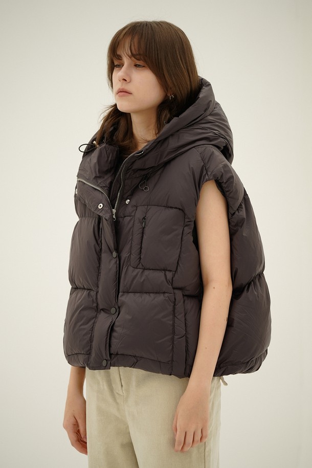 ACUD - 베스트 - [24FW] Puffer Down Vest _Grey