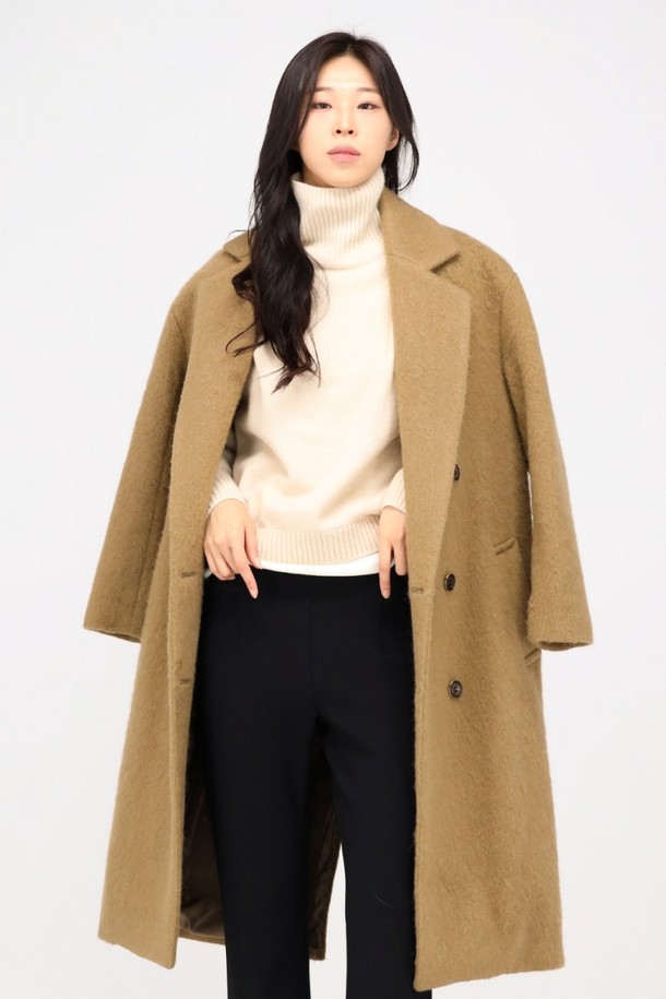 ACUD - 코트 - [24FW} Alpaca Fur Long Coat _Beige