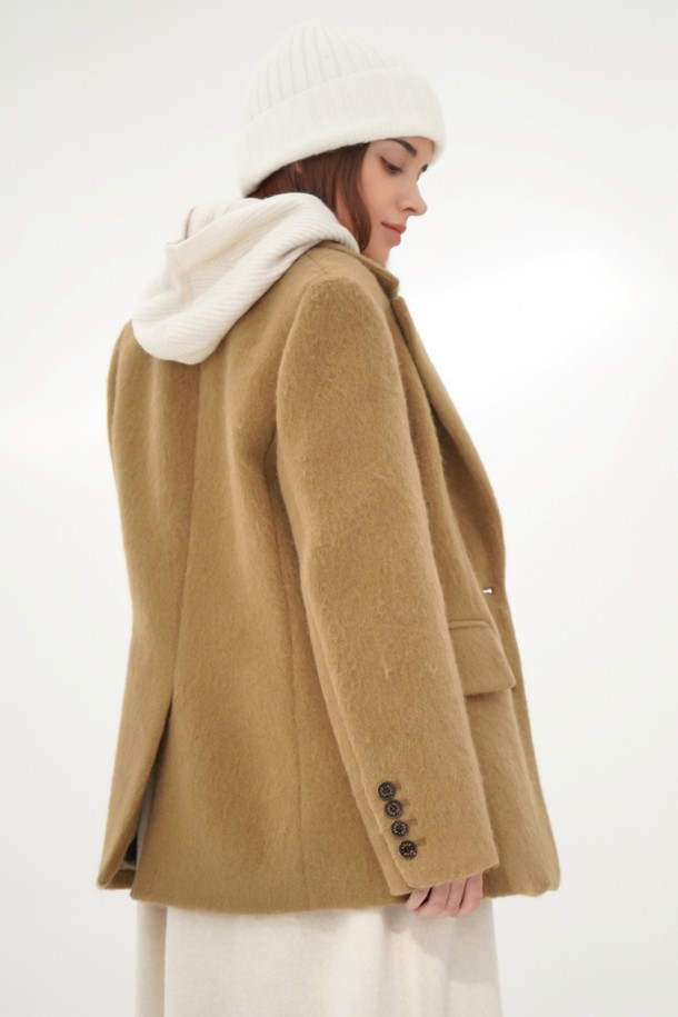 ACUD - 코트 - [24FW} Alpaca Fur Jacket Coat _Beige