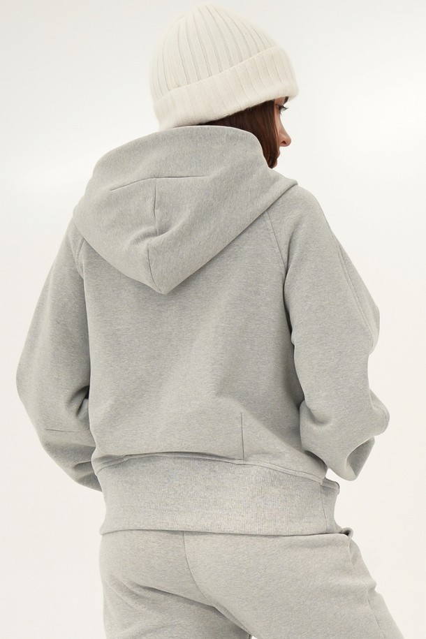 ACUD - 후드 집업 - [24FW] (기모) Hoodie Sweat Zip up _Grey