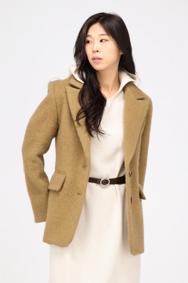 ACUD - 코트 - [24FW} Alpaca Fur Jacket Coat _Beige