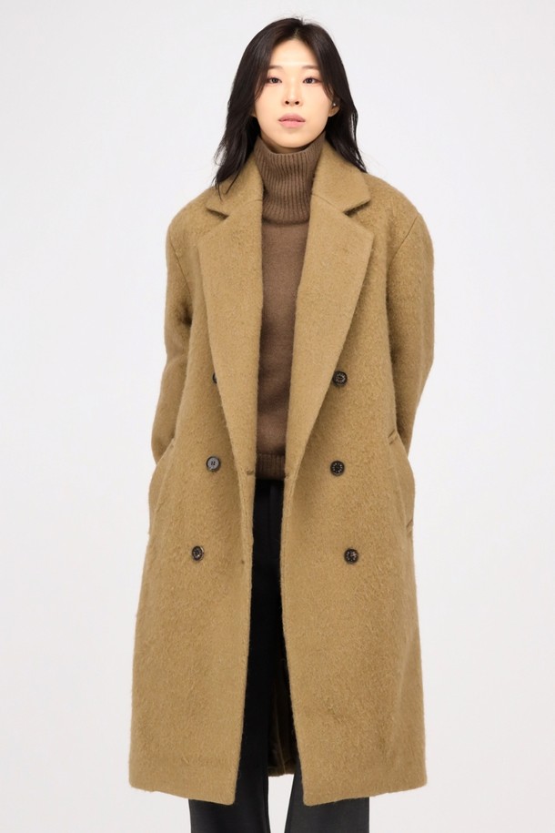 ACUD - 코트 - [24FW} Alpaca Fur Long Coat _Beige