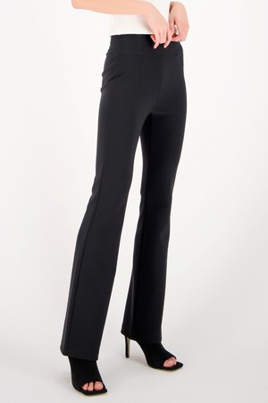 [25SS] Slim Flare Legging Slacks _Black