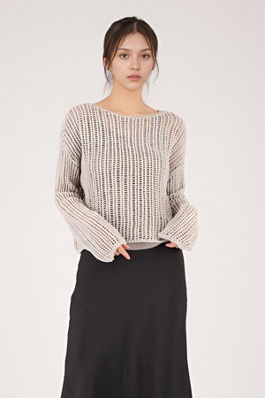 [25SS] Cotton Mesh Knit _L.Grey