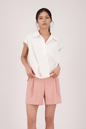 [25SS] Loosefit Sleeveless Shirt Blouse _White