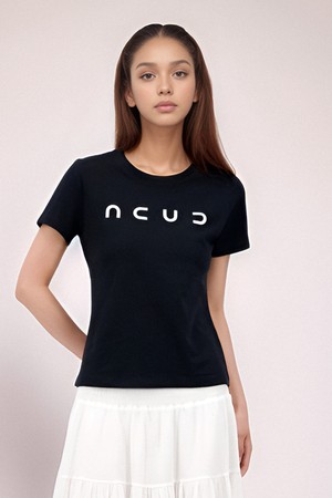 [25 summer] Half Sleeve Logo T-shirt _Black