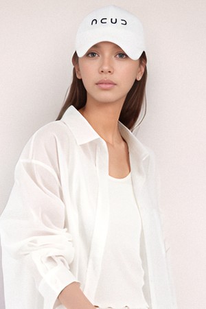 [25 summer] Logo String Ball Cap _White