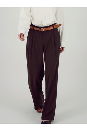 [25FW]_Soft Flow Slacks _Brown