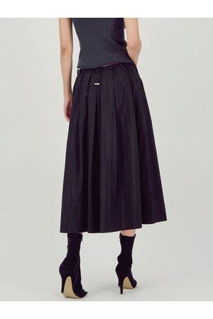 [25FW]_Barrel Volume Skirt _Black