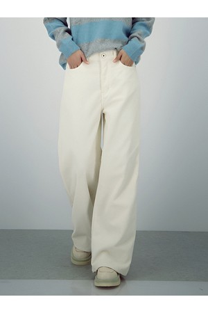 [25FW] Corduroy Structure Pants _Ivory