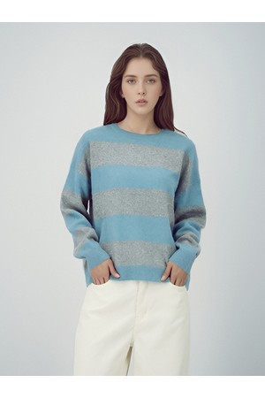 [25FW] Round Wool Knit _ST.Blue