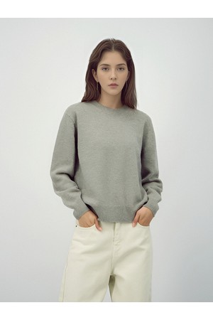 [25FW] Round Wool Knit _Grey