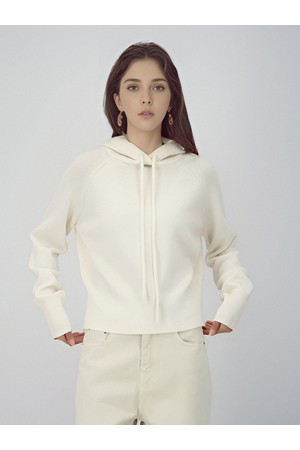 [25FW] Hoodie Wool Knit _Ivory
