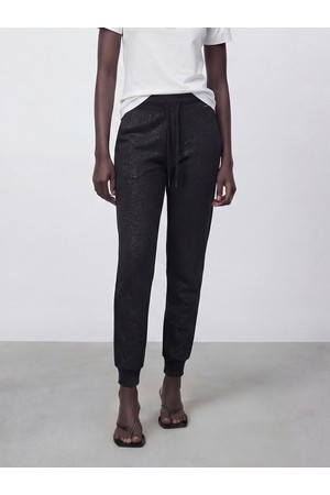 [26SS] Glitter Jogger Pants _Black