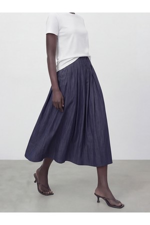 [26SS] Barrel Volume Skirt _Denim