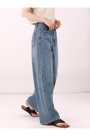 [26ss] Semi Barrel Denim Pants