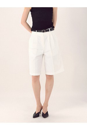 [26SS] Contour Bermuda Pants _White
