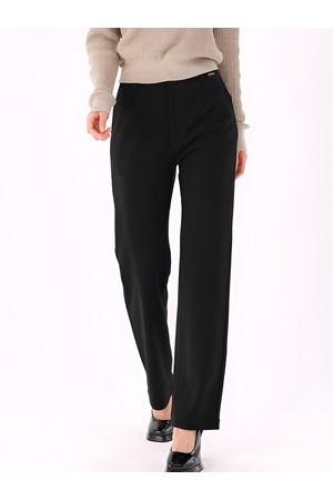 [26FW] Slim Straight Crepe Slacks _Black